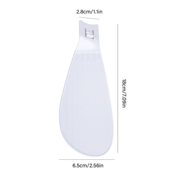 6 stk. ventilatorvinger til udskiftning til E27 loftventilator, bordventilator, elektrisk ventilator, LED-lys White