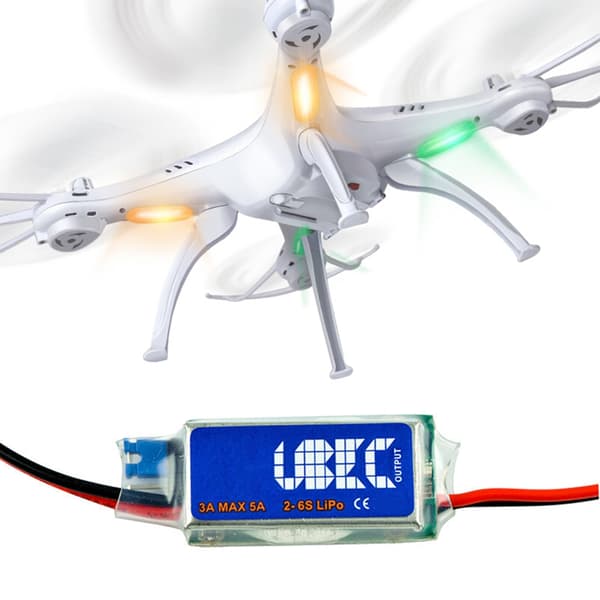 3A Switch Mode UBEC Utgang 5V 6V Full Skjerming Antijamming Bryterregulator