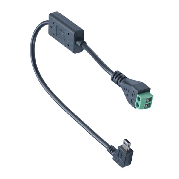 Fleksibel PVC-isoleret 2-benet til Mini 5-benet ledning DC5V-25V til 5V Step Down-kabel null - Bend right