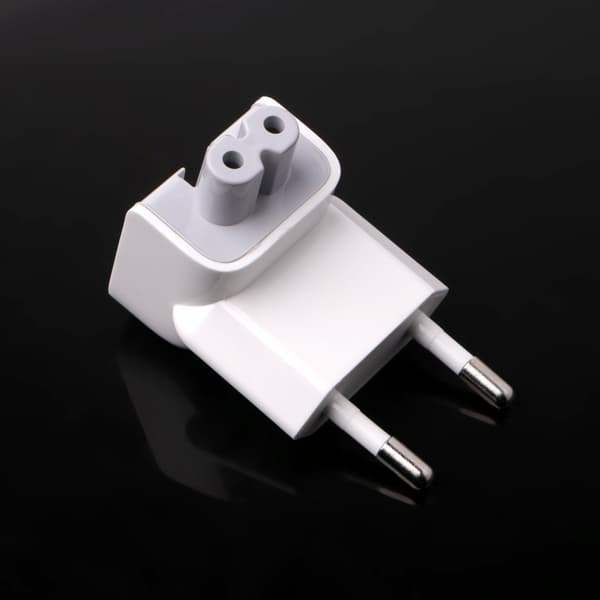 Laptop EU-plugg for Apple for Macbook Reise Lader AC Plugg Adapter Konverter