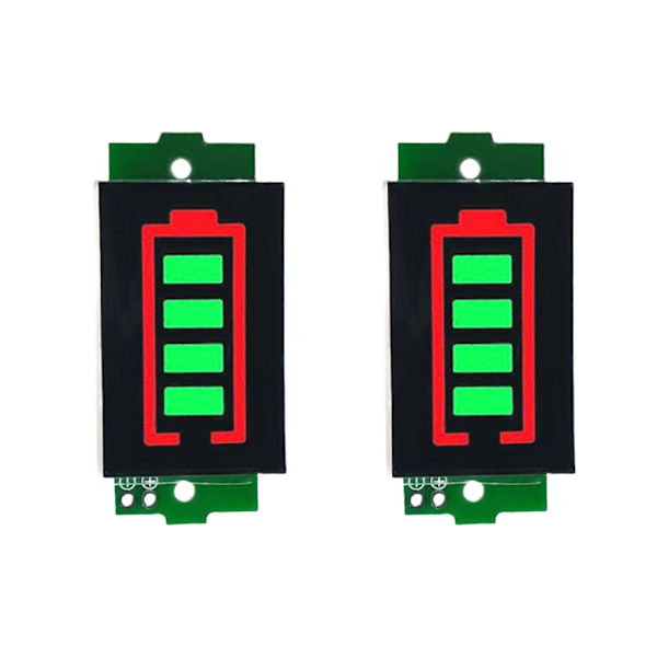 LiBattery Kapacitet LED Display Modul Til Lithium Batterikapacitet 1S Til 8S Green