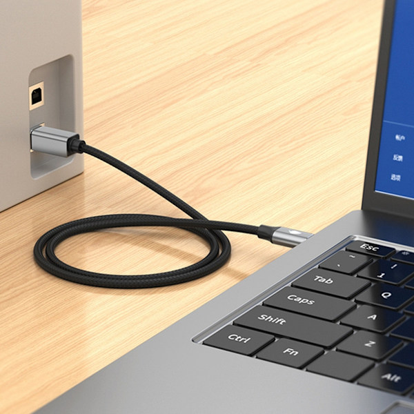 Hurtig USB Type C til USB B printerkabel til printere og scannere 3m