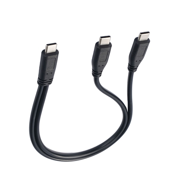 USB C Splitter till Multipel Laddningskabel Snabbladdningssladd 30cm för Elektronik
