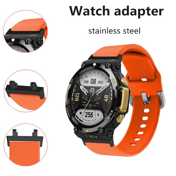 2 klockarmband metallanslutningsdelar hållbart bandadapter Black