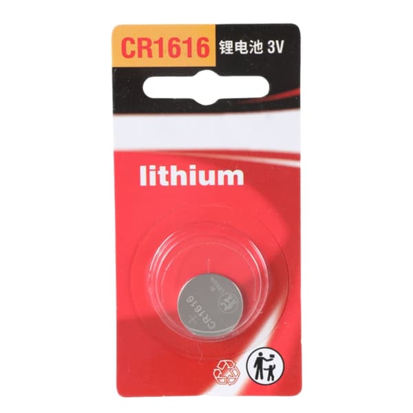 CR1616 Batterier 3V Kapacitet Säkerhetsbatteri Knappcell Litiumbatterier