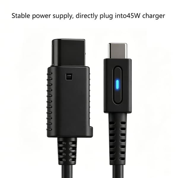 Universal Type C Adapterkabel til Spillekonsol 1.8M Sikkert og Pålideligt Bærbart Strømkabel