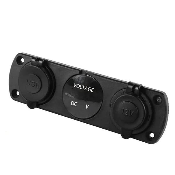 Dobbelt USB Hurtigoplader Lighterstik Oplader Hurtig Mobil Strøm Dobbelt USB Bil Red