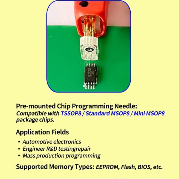 Programmeringstestprobe Elastisk varmeafledning TSSOP8/MSOP8/Mini MSOP8 Chip null - MSOP8