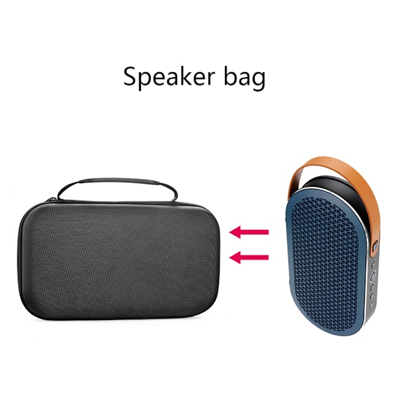 Förvaringsfodral för DALI Katch Bluetooth-kompatibel högtalare - Skyddande skal för resor och bärbarhet - Kompakt