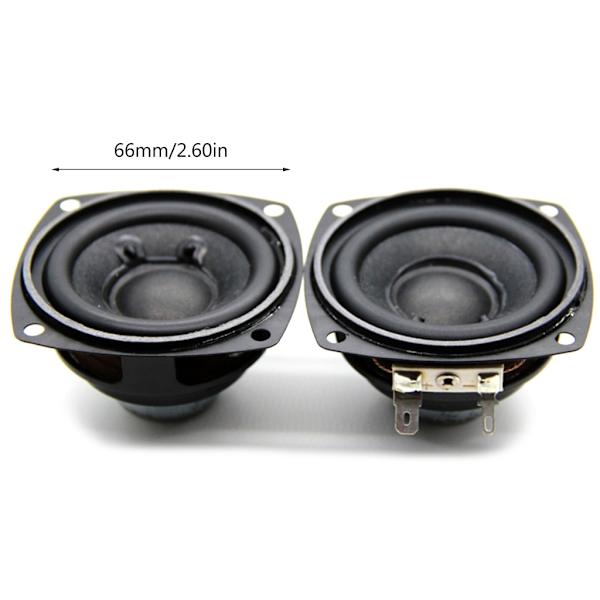 66mm Intern Magnet Högtalare 4Ohm Full-Range Multimedia Högtalare för Ljud