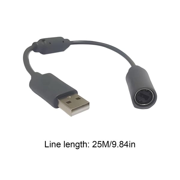 USB-konverteringskabel til kablet controller PC-gamingtilbehør Black