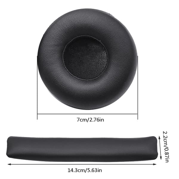 Nahkapäällysteinen sankapehmuste Synchros E40BT E40 -kuulokkeille null - Headrest pad