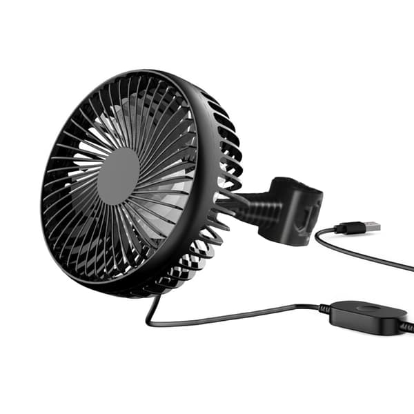12V 24V Bilventilator Kølende Bilventilator USB Bilventilator Hastigheder Justerbar Auto Kølerventilator