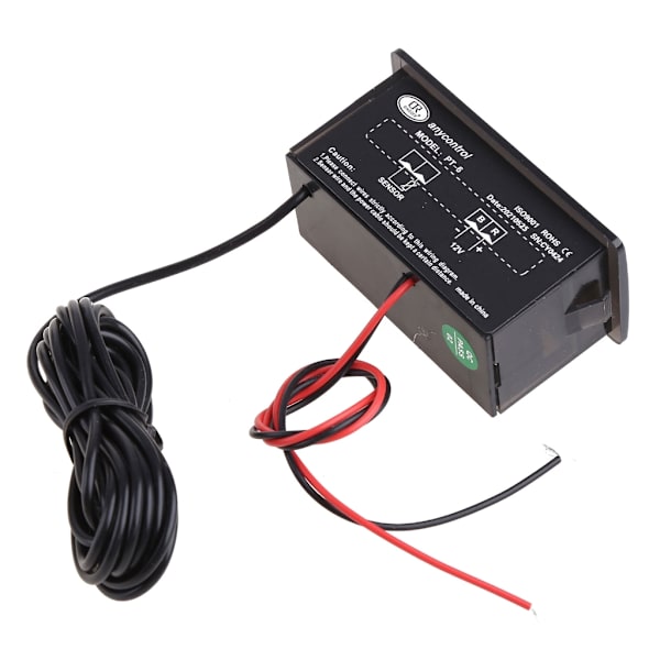 Varm 12V fordonsbil LED digital termometer temperaturmätare -40~110°C