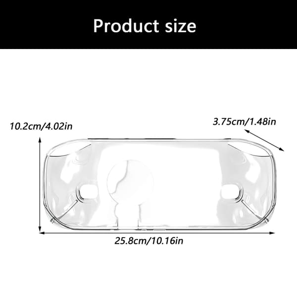 Konsolletui Vanntett Støtsikkert Fleksibelt Etui for MANGMI Pocket Clear