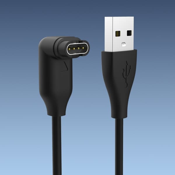 Ur Opladerkabel USB Opladerledning Strømledning til Fenix5 5S 5X 6X 6S Elbow