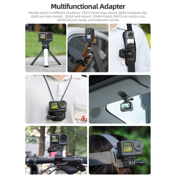 Magnetisk Quick Release Adapter til Action 4/3/2 Action Kamera Udvidelse