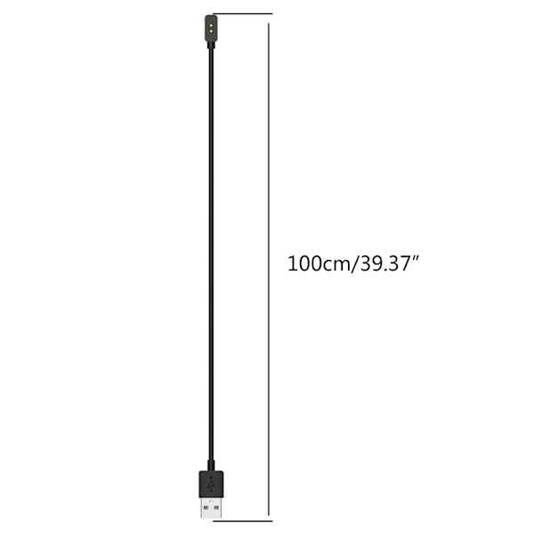 Strömförsörjningsadapter Laddare Ställ USB Laddningskabel Dockningsstation för Mi Band 8 White 100cm