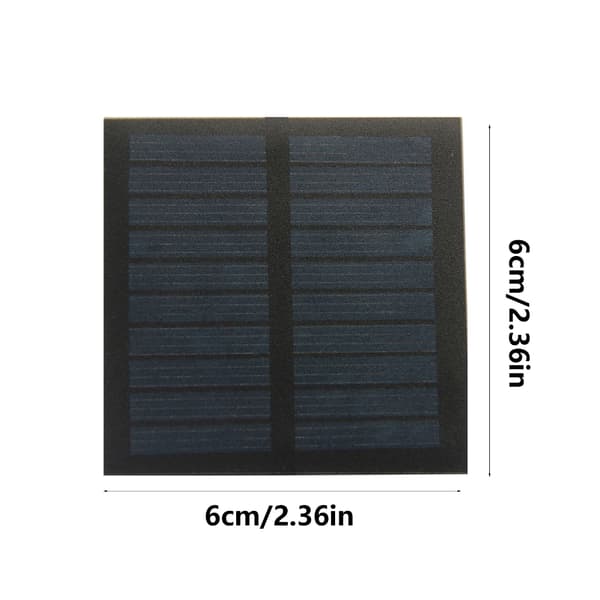 0,45W 5V solcellepanel solcellepanel epoksy cellelading bærbart solcellepanel