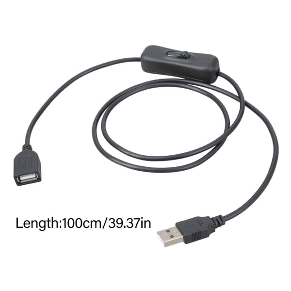 USB-forlængerkabel USB 2.0 han til hun forlængerledning med kontakter til pc