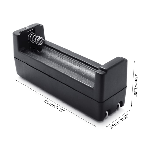 Universal 18650 Batteriladdare Adapter 350mA Intelligent Avstängningsadapterkontakt