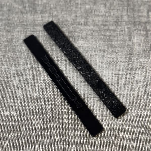 2-pack dammskydd konsolskydd för Legion Go sidokontaktskydd Black