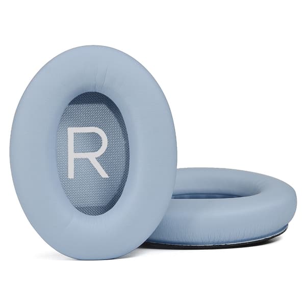 Erstatnings øreputer hodebøyle for QC45 QC35 hodetelefoner øreputer ørepute Light Blue