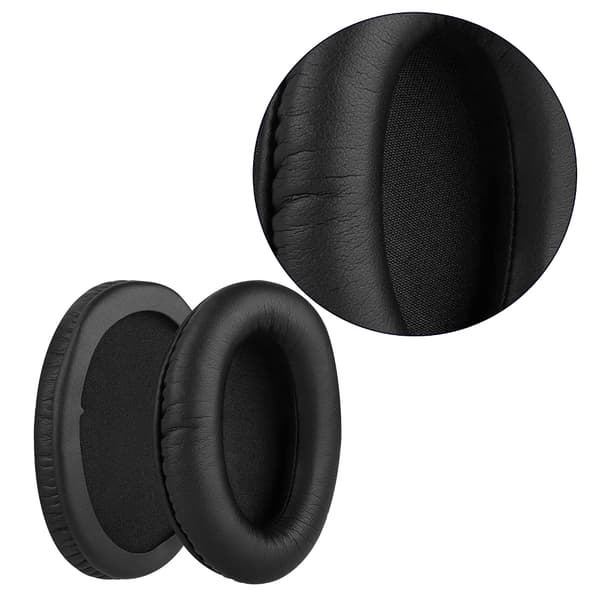 Erstatnings øreputer øreklokker for Kingston Hyperx Cloud II 2 headset null - Black protein leathe