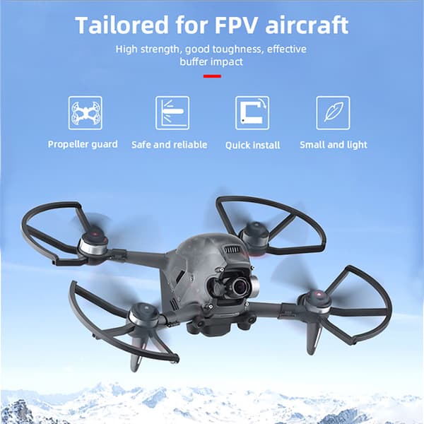 Blad för skyddskåpa Antikollisionspropeller Skyddande för FPV
