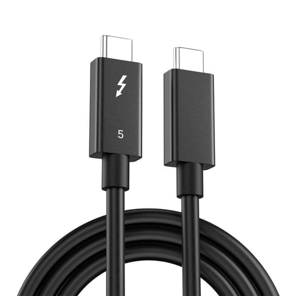 Thunderbolt5 Datakabel 120Gbps Snabb Dataöverföring Stöder 8K 60Hz Dubbelskärm 1m