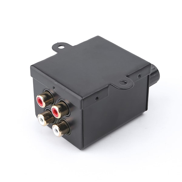 Bil Ljud Regulator Förstärkare Bas Subwoofer Stereo Equalizer Kontroller 4 RCA