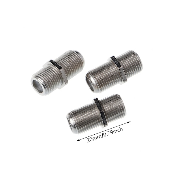 10 st Kopplingsplintar F-kontakt Koppling Adapter 4 för Sky Plus för HD-TV