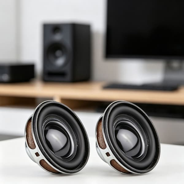 3W 4Ohm Højttaler 1.5Tommer Rund Form Højttaler Bluetooth-Kompatibel null - 1pc