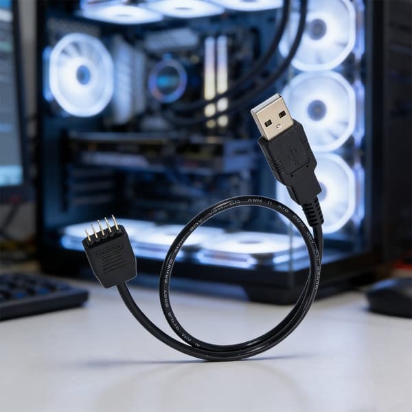 Pålideligt USB A han til 9-bens bundkortstik kabel til Bluetooth-kompatibelt modul og controllere 60cm