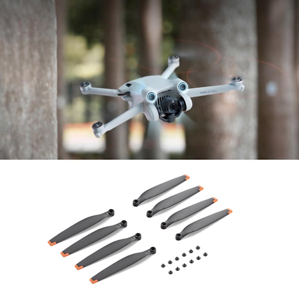 Erstatningspropel til Mini 3/3 Pro Droner Propeller Vingefan Tilbehør Reservedele med Skruesæt Bundle 2