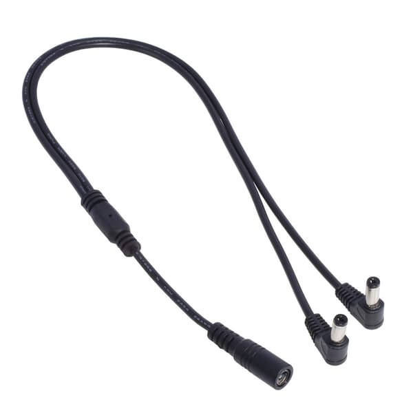 5.5mmx2.1mm 1 hun til 2 han stik han til hun stik DC strømfordeler