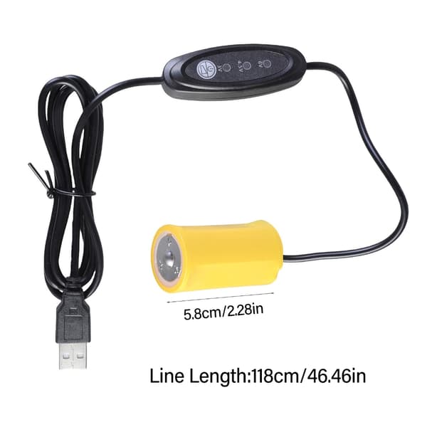 USB 5V 2A til 3V 4.5V 6V LR20 D Batterieliminator Kit USB Strømforsyningskonvertere