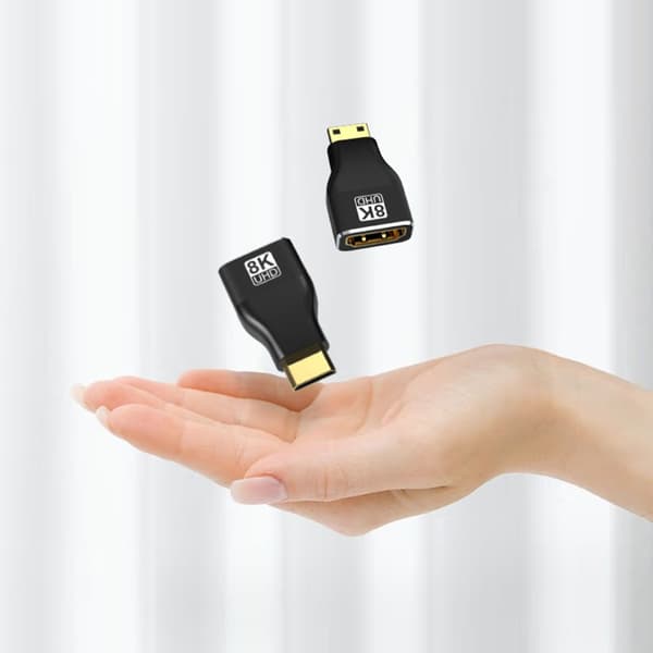Computer 8K Mini Adapter Converter DP til Mini DP Han til Hun Kabel Forlænger