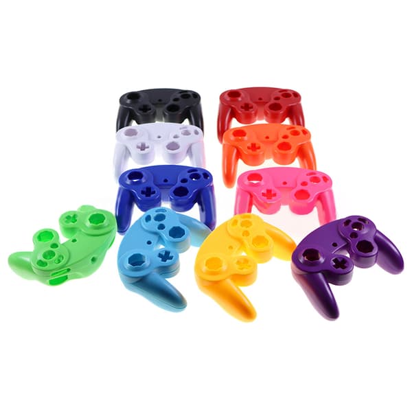 Erstatningskontrollerhusdeksel nedre øvre for skall for NGC Gamecube Repa White