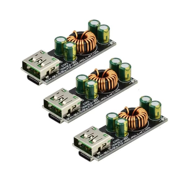 Intelligent opladningsmodul 60W Output PD3.0 QC4 Protokol Kompatibel DC6-35V Input Overstrømsbeskyttelse Strømforsyning 1pc