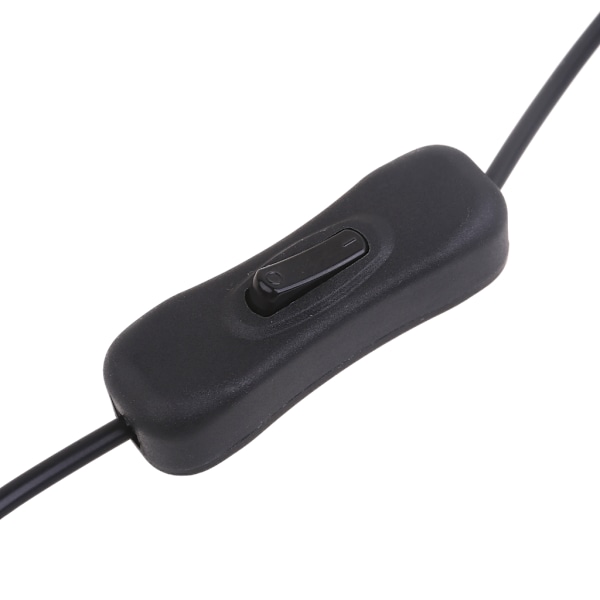 USB-kabel med knappkontroll Hane till Hona Strömbrytare PÅ AV Växla LED-lampa Linje 2m