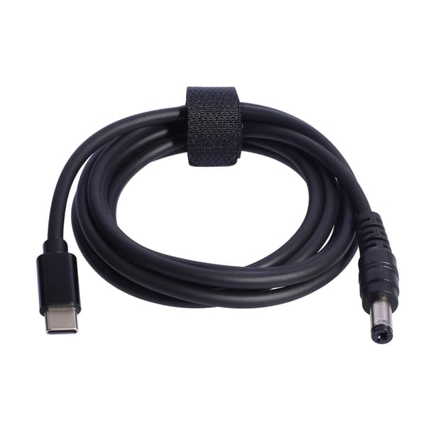 Type C til strømkabel 9V 12V 15V 20V USB C-plugger til hannladekabel 5.5x2.1mm - 12V