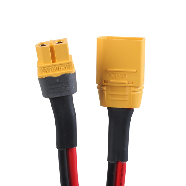 2ft til 12ft Adapterkabel XT60 Hun til XT90 Han Forlængerledning til Solpanel 61cm