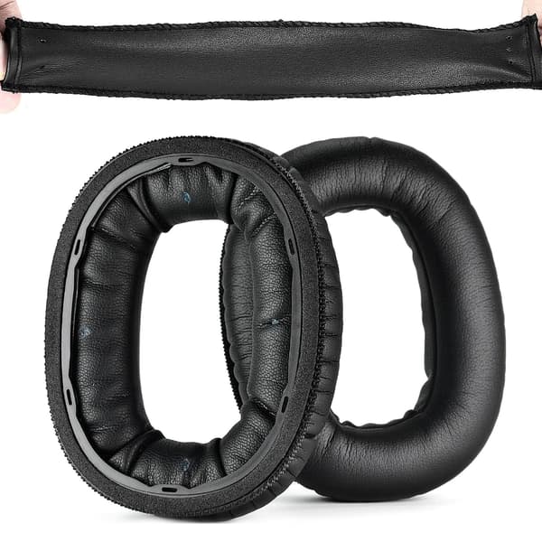 Komfortable proteinøreputer for Monitor 2 ANC headset øreputer erme hodebånd null - Head beam