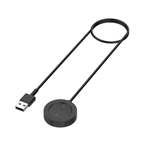 Laddningskabel Docka Strömadapter Sladd Laddare för Haylou-RS3 LS04 Black