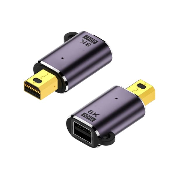 Mini Adapter Han til Hun Konvertere DP1.4 null - Mini DP M to DP F