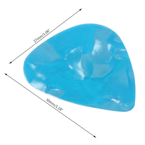 Blandade Färgade Gitarrplock Celluloid Gitarrplock Plectrums Telefon Pry Verktyg