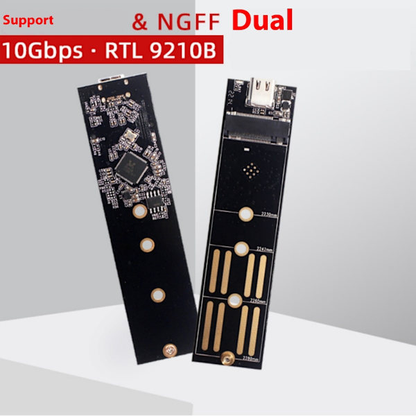 Multiple Protocol M.2 NGFFs NVME til USB 3.1 Bundkort Konvertere Hurtig Dataoverførsel Gennem USB C Interfaces