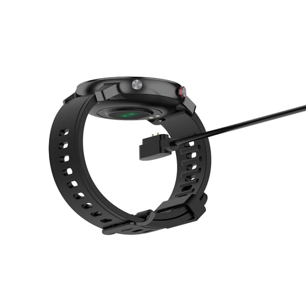 USB-opladerkabel 1M til Haylou-Solar LS05 ur batteridock 1M USB-kabel