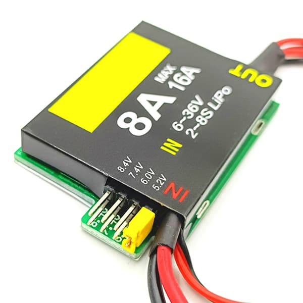 UBEC-8A 2S-6S 6-36V BEC UBEC 8A/16A 5.2/6.0/7.4v/8.4v Servo Separat Strøm null - UBEC 8A 4A